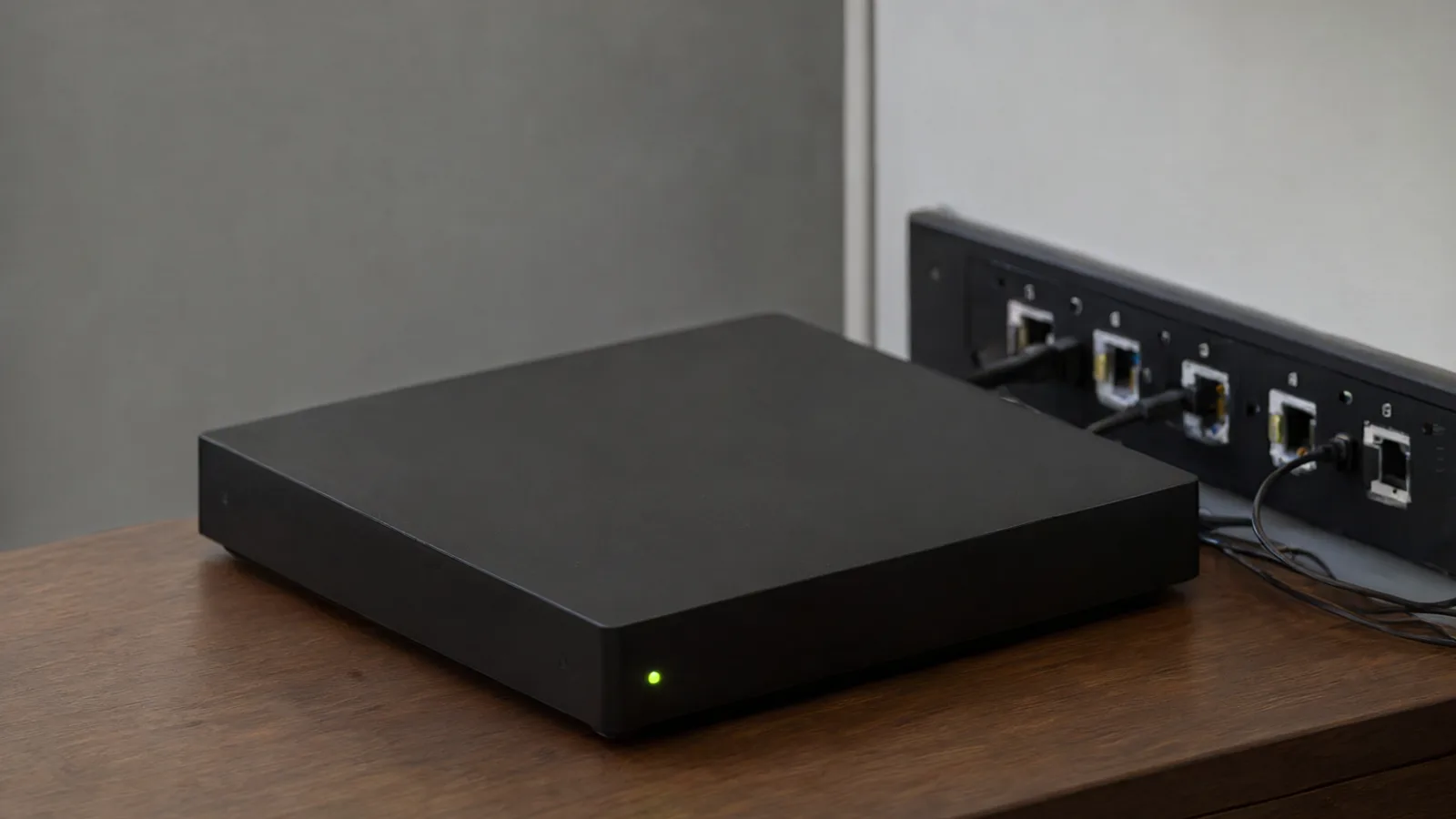 Dispositivo hardware per l'intelligenza artificiale su una scrivania aziendale