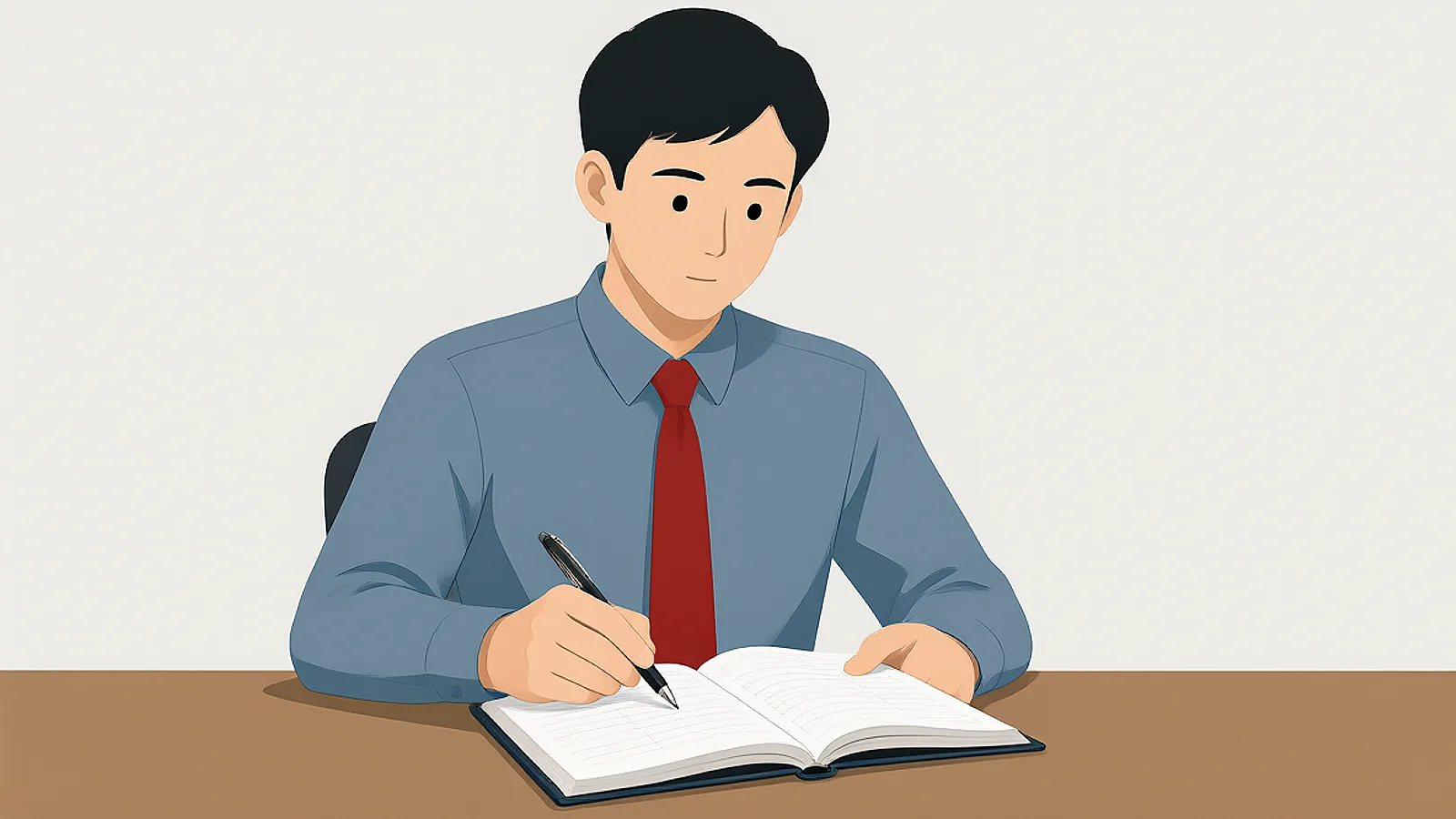 Un professionista italiano scrive appunti su un quaderno per delegare compiti all'IA agentica