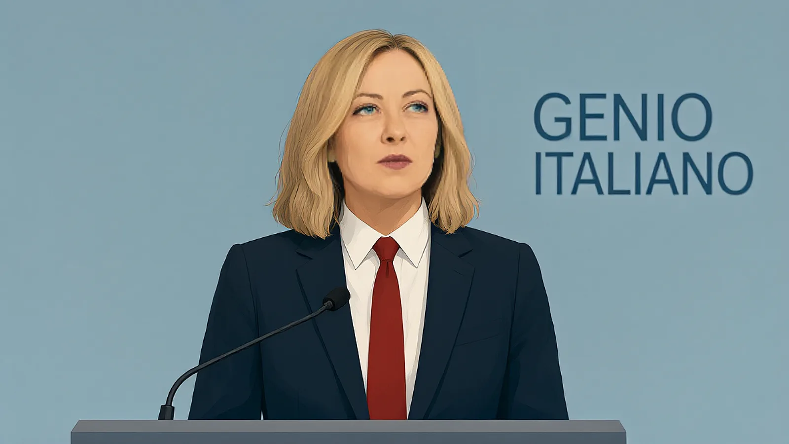 Meloni annuncia il piano strategico sull'IA con il motto genio italiano e via nazionale